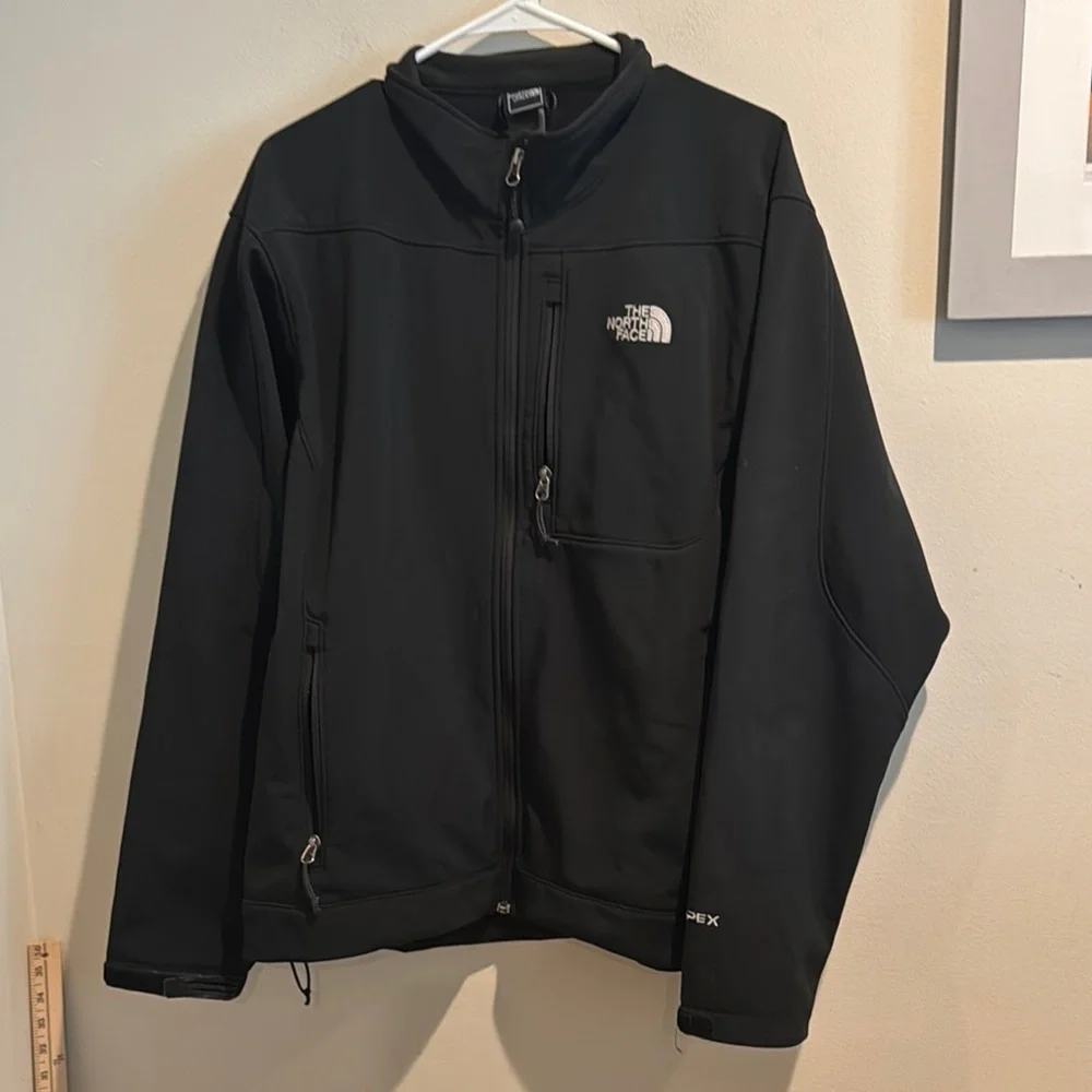 The North‎ Face Black Performance Jacket with Stand-Up Collar